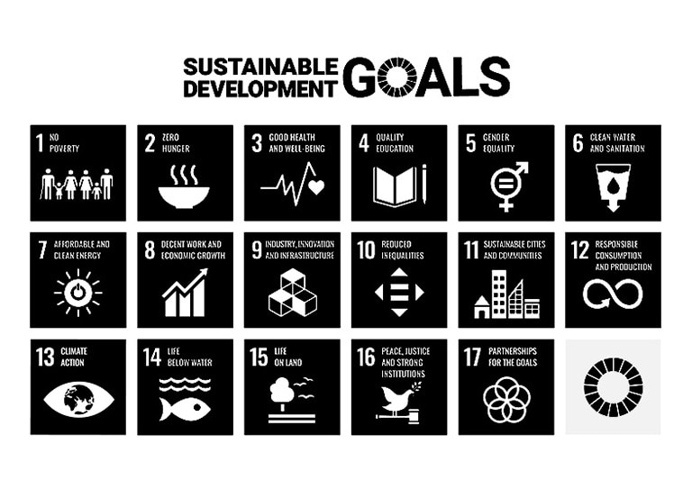 pictogram: 17 doelen om onze wereld te transformeren